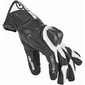 Berik 2.0 175105 Short White Black Leather Sport Motorcycle мотоперчатки
