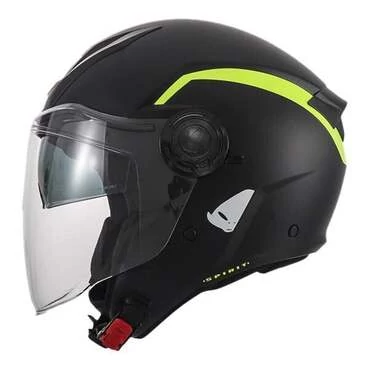 UFO Urban Spirit open face helmet Black / neon yellow