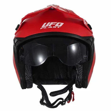 UFO Sheratan open face helmet Красный