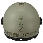 MOMO DESIGN FGTR Classic Open Face Helmet Flip Matt Green / Bronze