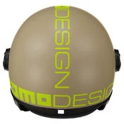MOMO DESIGN FGTR Classic Open Face Helmet Mono Matt Sand / Lime