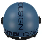 MOMO DESIGN FGTR Classic Open Face Helmet Mono Matt Dusty Blue / Blue