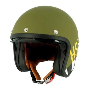 HELSTONS Thunderbolt open face helmet Зеленый