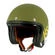 HELSTONS Thunderbolt open face helmet Зеленый