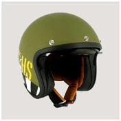 HELSTONS Thunderbolt open face helmet Зеленый