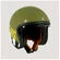 HELSTONS Thunderbolt open face helmet Зеленый