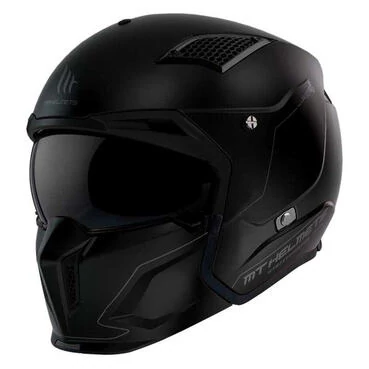 MT Helmets Streetfighter SV S Solid convertible helmet Черный