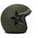 DMD P1 open face helmet Star Green
