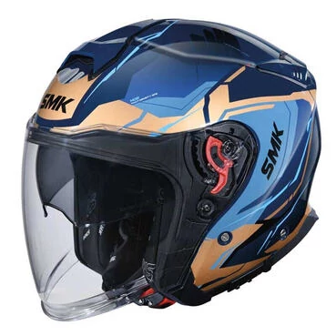 SMK GTJ Escape open face helmet Blue / Gold