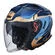 SMK GTJ Escape open face helmet Blue / Gold