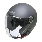GARI G20 open face helmet Grey Titanium Matte