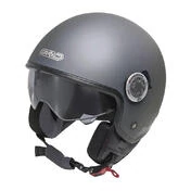 GARI G20 open face helmet Grey Titanium Matte