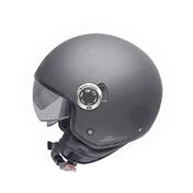 GARI G20 open face helmet Grey Titanium Matte