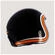 HELSTONS Freedom open face helmet Black / Beige / Orange