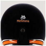 HELSTONS Freedom open face helmet Black / Beige / Orange