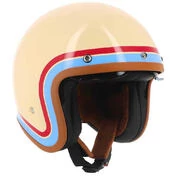 HELSTONS Freedom open face helmet Beige / Blue / Red