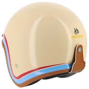 HELSTONS Freedom open face helmet Beige / Blue / Red