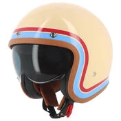 HELSTONS Freedom open face helmet Beige / Blue / Red