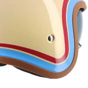 HELSTONS Freedom open face helmet Beige / Blue / Red