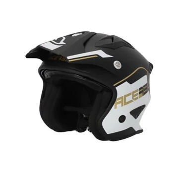 ACERBIS Aria 2206 open face helmet black / white / gold