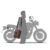 SHAD SR38 Cafe Racer 10L side saddlebag Коричневый
