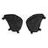 TOURATECH Ambato Yamaha Tenere 700 engine guards bags Черный
