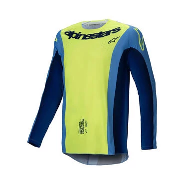 Alpinestars Techstar Melt 2025 Jersey Yellow Blue Синий