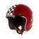 HELSTONS Flag open face helmet Бордовый
