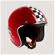 HELSTONS Flag open face helmet Бордовый