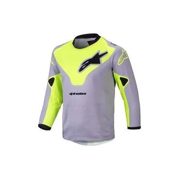 Alpinestars Kids Racer Jersey Grey Yellow Желтый