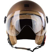 Motocubo 721 ANT Brown Motorcycle Jet Мотошлем