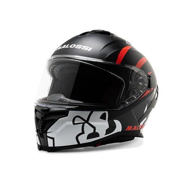 Malossi Hm3 Мотошлем Black White Red