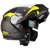 NZI Combi 2 Duo modular helmet Glossy Shell/Matt Chin Bar Sierra Black / Yellow