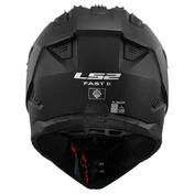 LS2 MX708 Fast II full face helmet Черный