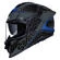 SMK Titan Carbon Nero full face helmet Grey / Blue / Black