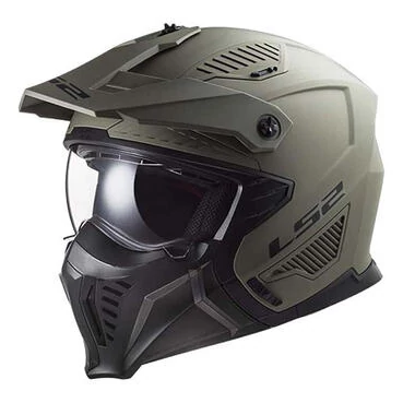 LS2 OF606 Drifter convertible helmet matt sand
