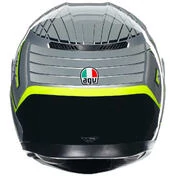 Integral Motorcycle Мотошлем Agv K3 FORTIFY Gray Black Yellow Fluo