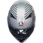 Integral Motorcycle Мотошлем Agv K3 FORTIFY Gray Black Yellow Fluo
