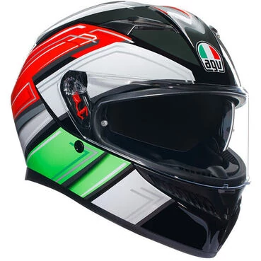 Agv K3 WING Integral Motorcycle Мотошлем Black Italy