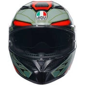 Agv K3 DECEPT Integral Motorcycle Мотошлем Matt Black Green Red