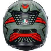 Agv K3 DECEPT Integral Motorcycle Мотошлем Matt Black Green Red