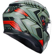 Agv K3 DECEPT Integral Motorcycle Мотошлем Matt Black Green Red