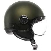 Momo Design FGTR EVO Motorcycle Jet Мотошлем Mono Green Matt Black