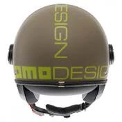Momo Design FGTR CLASSIC Mono Sand Matt Lime Motorcycle Jet Мотошлем