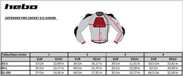 Endurojacke Hebo Defender Pro H Schwarz Kinder Черный