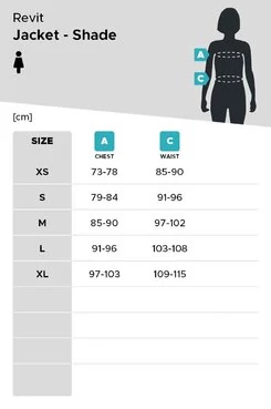 Motorradjacke Rev'It! Shade H2O Schwarz Damen Черный