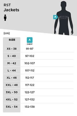 Motorradjacke RST Havoc Schwarz Черный