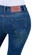 Motorradjeans Course Lara Slim Fit Dunkelblau Damen BLAU