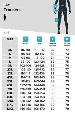 Motorradhose GMS Highway 3 Schwarz Черный