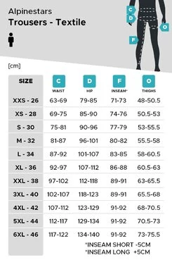 Motorradhose Alpinestars Gravity Drystar Schwarz Черный